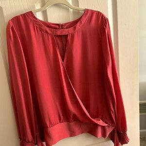 NY&C rose colored blouse
